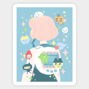 tamagotchi fever Sticker